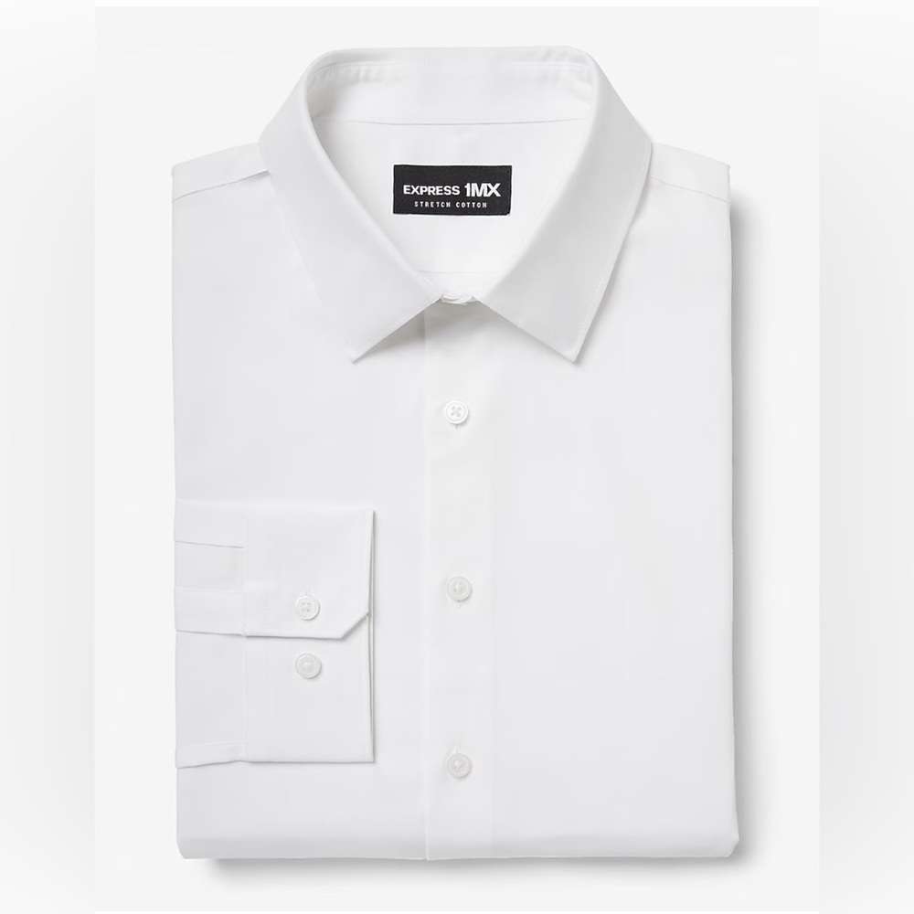 Men’s white button up